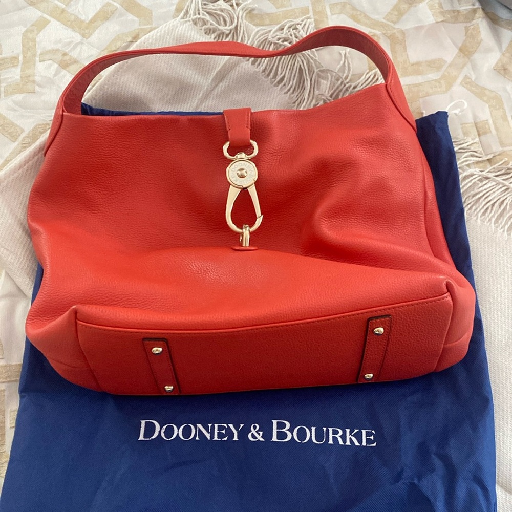 Dooney & Bourke Belvedere Logo Lock Shoulder Bag
